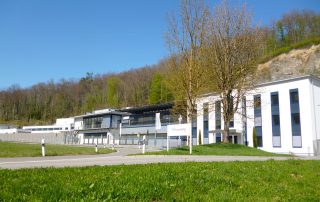 Verschiedene Gebäude der Fraunhofer Gesellschaft, hier EMI Fraunhofer Institut für Kurzzeitdynamik Efringen-Kirchen